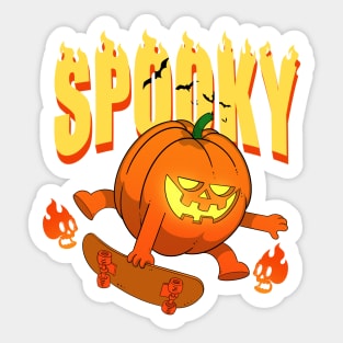 Spooky Pumpkin Sticker